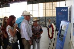 16 Chapin family looks at kiosk after dedication